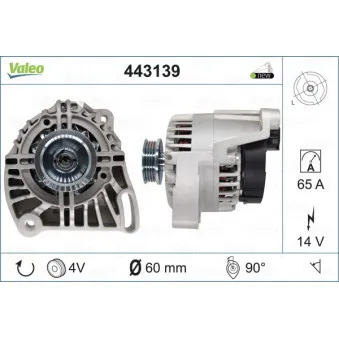 Alternateur VALEO 443139