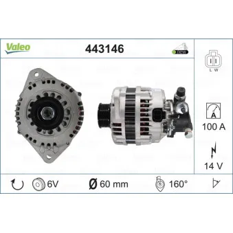 Alternateur VALEO 443146