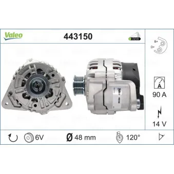 Alternateur VALEO 443150