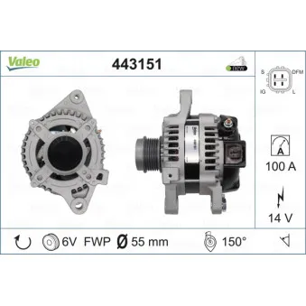 Alternateur VALEO 443151