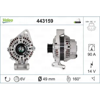Alternateur VALEO 443159