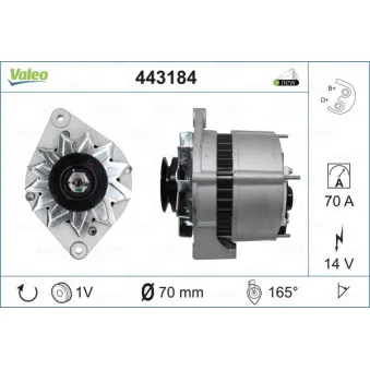 Alternateur VALEO 443184