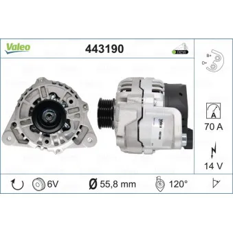 Alternateur VALEO 443190