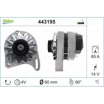 Alternateur VALEO 443195