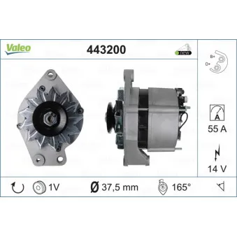 Alternateur VALEO 443200