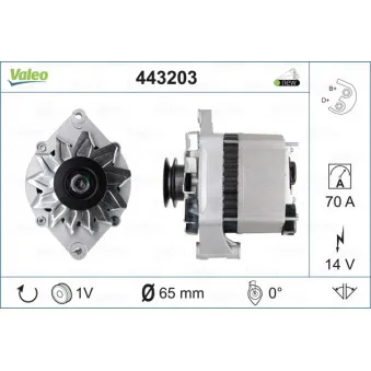 Alternateur VALEO 443203