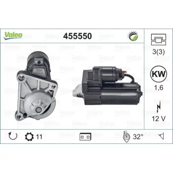 Démarreur VALEO 455550