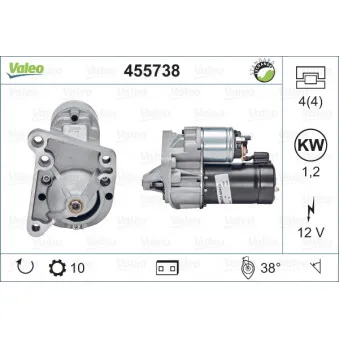 Démarreur VALEO 455738