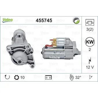 Démarreur VALEO 455745