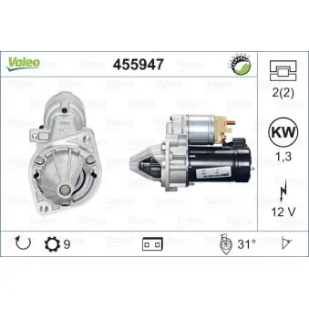 Démarreur VALEO 455947