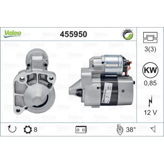 Démarreur VALEO 455950