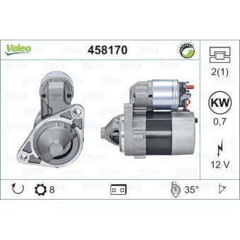 Démarreur VALEO 458170