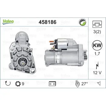 Démarreur VALEO 458186
