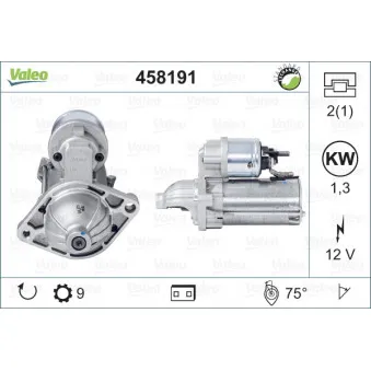 Démarreur VALEO 458191