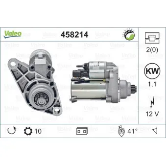 Démarreur VALEO 458214