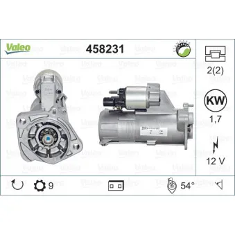 Démarreur VALEO 458231