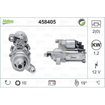 Démarreur VALEO 458405