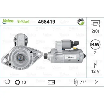 Démarreur VALEO 458419