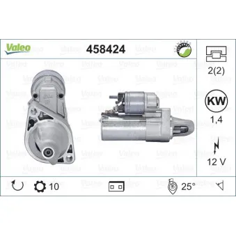 Démarreur VALEO 458424