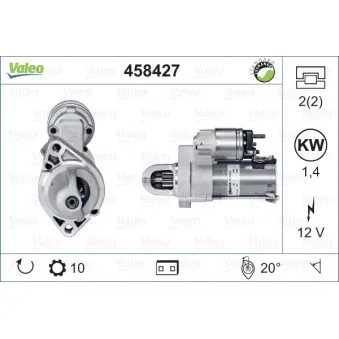Démarreur VALEO 458427