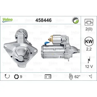 Démarreur VALEO 458446