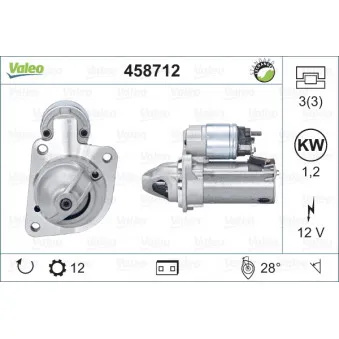Démarreur VALEO 458712