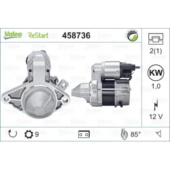 Démarreur VALEO 458736