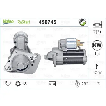 Démarreur VALEO 458745