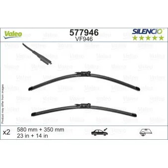 Kit balais d'essuie-glace VALEO 577946