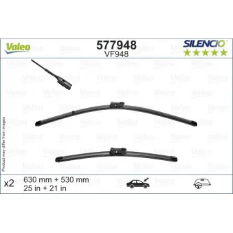 Kit balais d'essuie-glace VALEO 577948