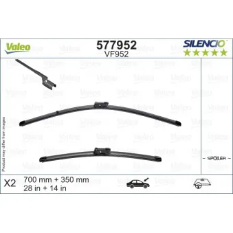 Kit balais d'essuie-glace VALEO 577952