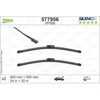 Kit balais d'essuie-glace VALEO 577956