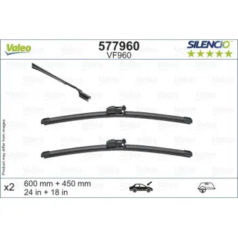 Kit balais d'essuie-glace VALEO 577960