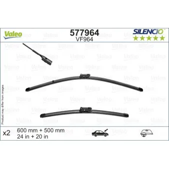 Kit balais d'essuie-glace VALEO 577964
