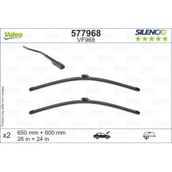 Kit balais d'essuie-glace VALEO 577968