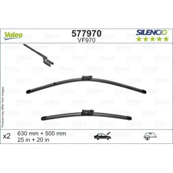 Kit balais d'essuie-glace VALEO 577970