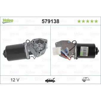 Moteur d'essuie-glace VALEO 579138
