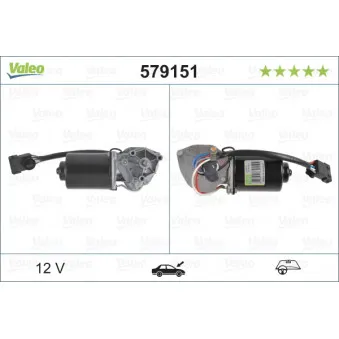 Moteur d'essuie-glace VALEO 579151