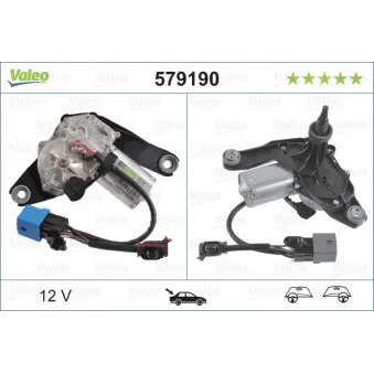 Moteur d'essuie-glace VALEO 579190