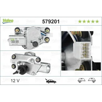 Moteur d'essuie-glace VALEO 579201