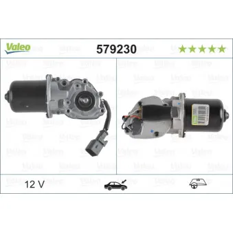 Moteur d'essuie-glace VALEO 579230