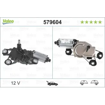 Moteur d'essuie-glace VALEO 579604