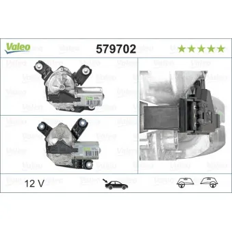 Moteur d'essuie-glace VALEO 579702