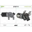 Moteur d'essuie-glace VALEO 579711 - Visuel 1