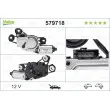 Moteur d'essuie-glace VALEO 579718 - Visuel 1