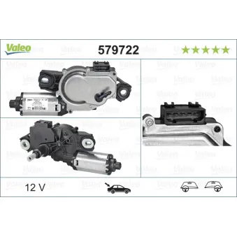 Moteur d'essuie-glace VALEO 579722