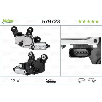 Moteur d'essuie-glace VALEO 579723