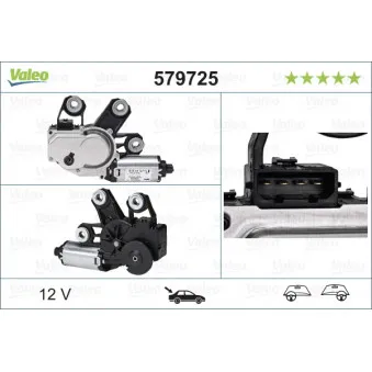 Moteur d'essuie-glace VALEO 579725