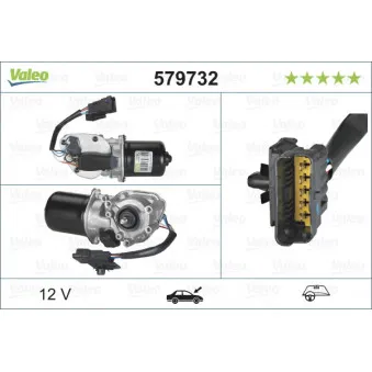 Moteur d'essuie-glace VALEO 579732