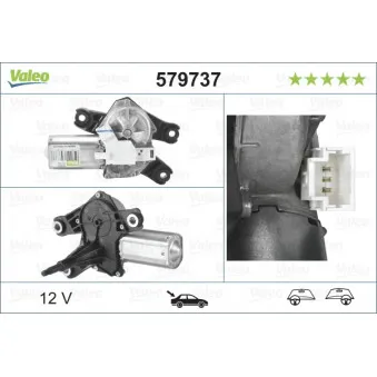 Moteur d'essuie-glace VALEO 579737